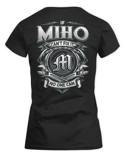 MIHO AP81-K4-626 - Personalized Ahmed Quote Apparel “If Ahmed Can't Fix It, No One Can” - Women's Standard T-Shirt - Black