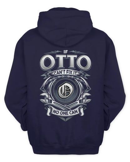 OTTO AP81-K4-626 - Personalized Ahmed Quote Apparel “If Ahmed Can't Fix It, No One Can” - Unisex Hoodie - Navy