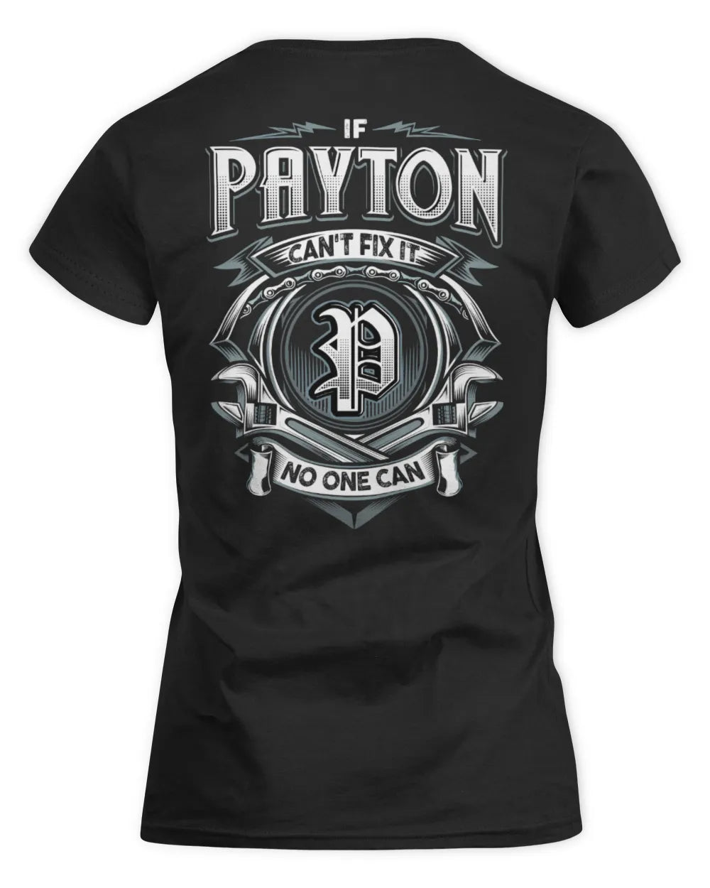 PAYTON AP81-K4-626 - Personalized Ahmed Quote Apparel “If Ahmed Can't Fix It, No One Can” - Women's Standard T-Shirt - Black