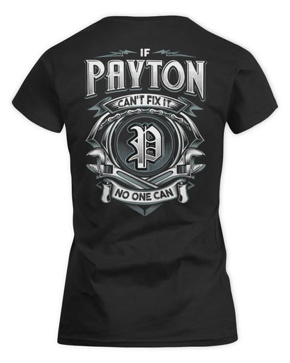 PAYTON AP81-K4-626 - Personalized Ahmed Quote Apparel “If Ahmed Can't Fix It, No One Can” - Women's Standard T-Shirt - Black