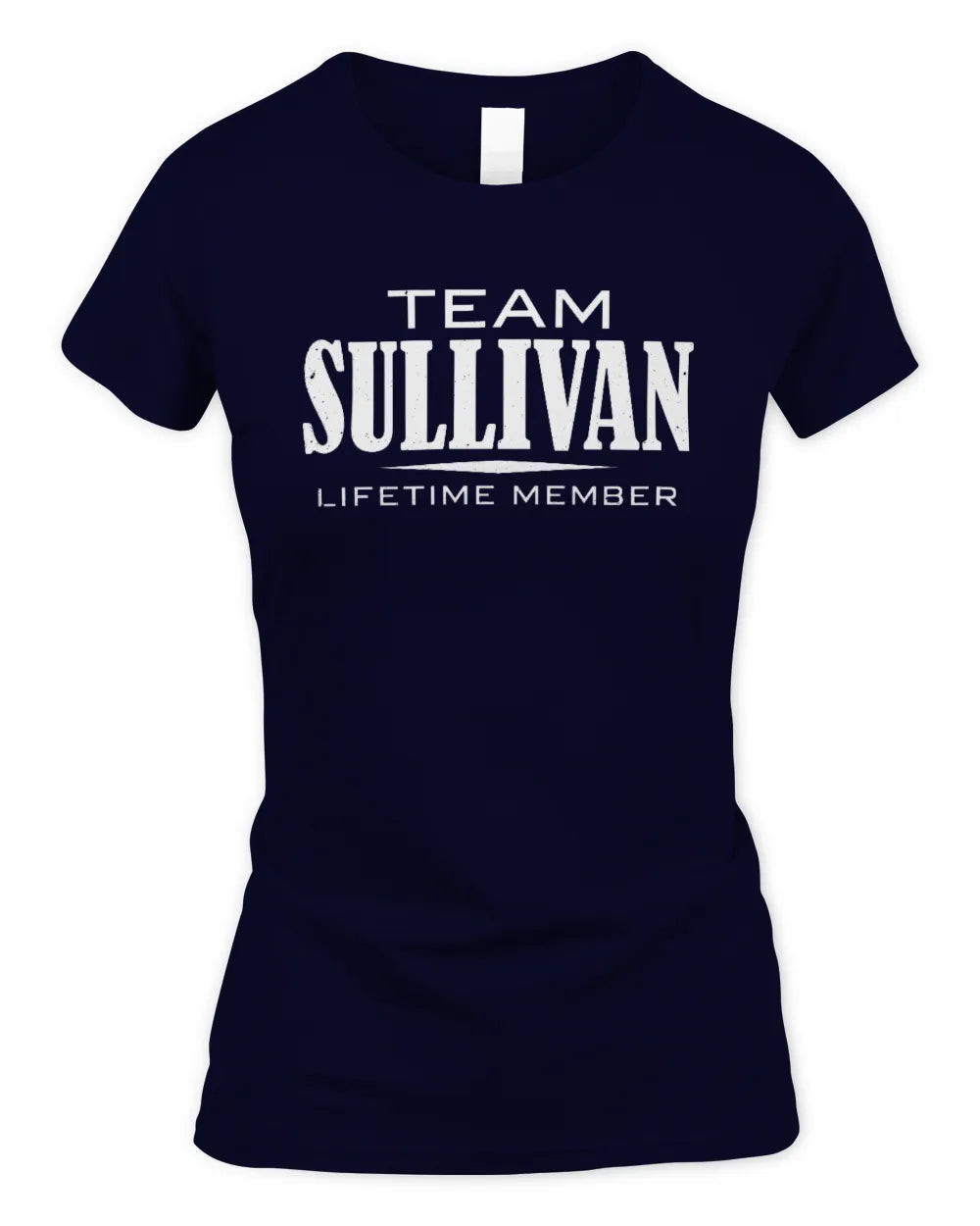 SULLIVAN BL62-K4-128 - Personalized “Team NAME Lifetime Member” - Women's Standard T-Shirt - Navy