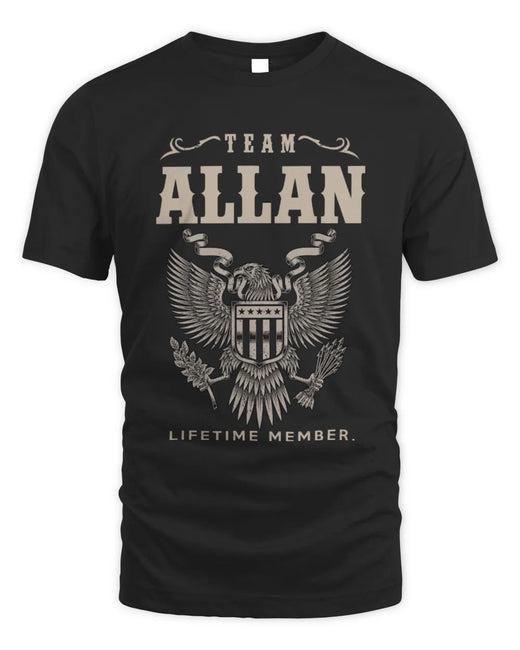 ALLAN TP06-K82 – Personalized Classic Style Apparel “Team NAME Lifetime Member”