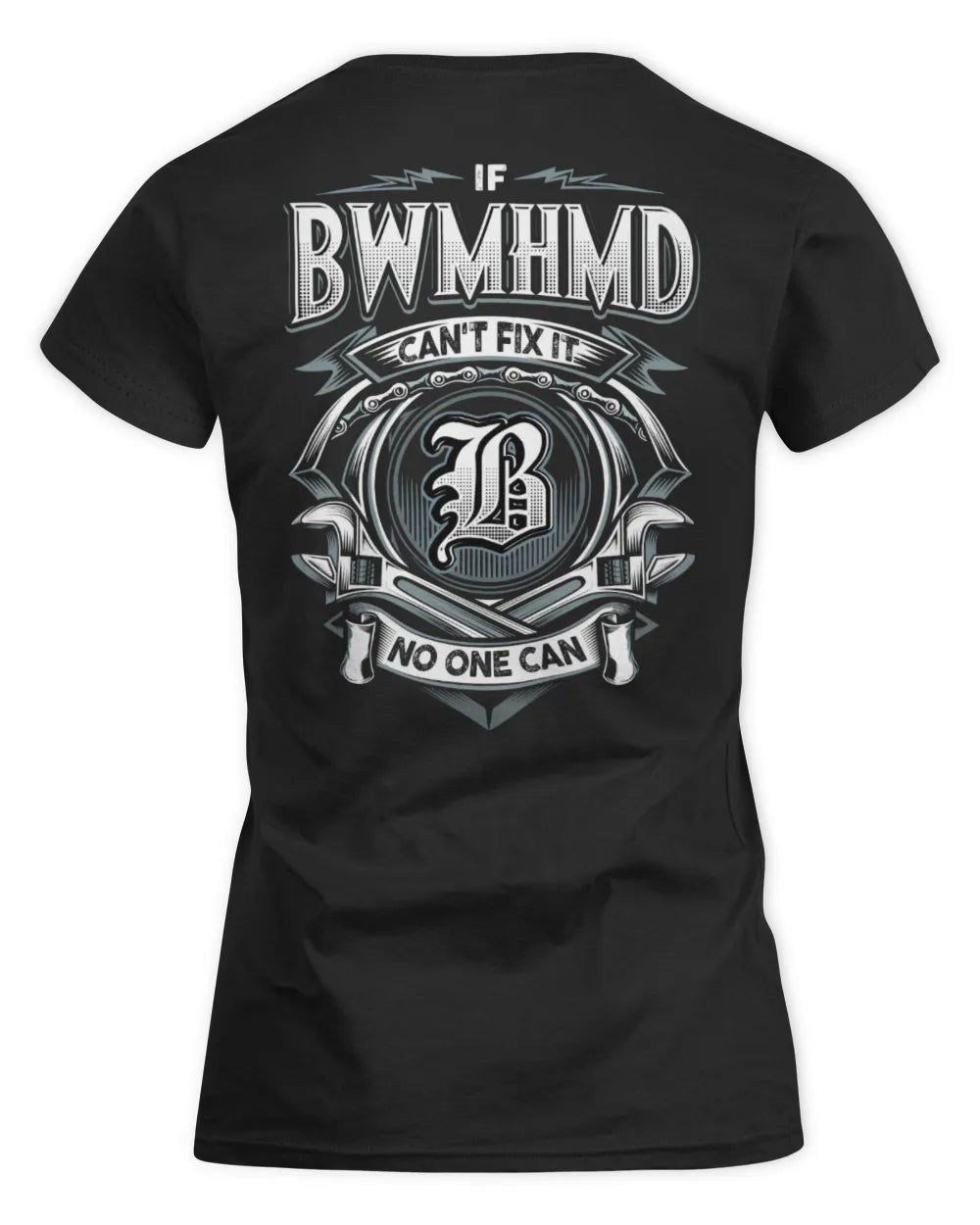 BWMHMD AP81-K4-626 - Personalized Ahmed Quote Apparel “If Ahmed Can't Fix It, No One Can” - Women's Standard T-Shirt - Black