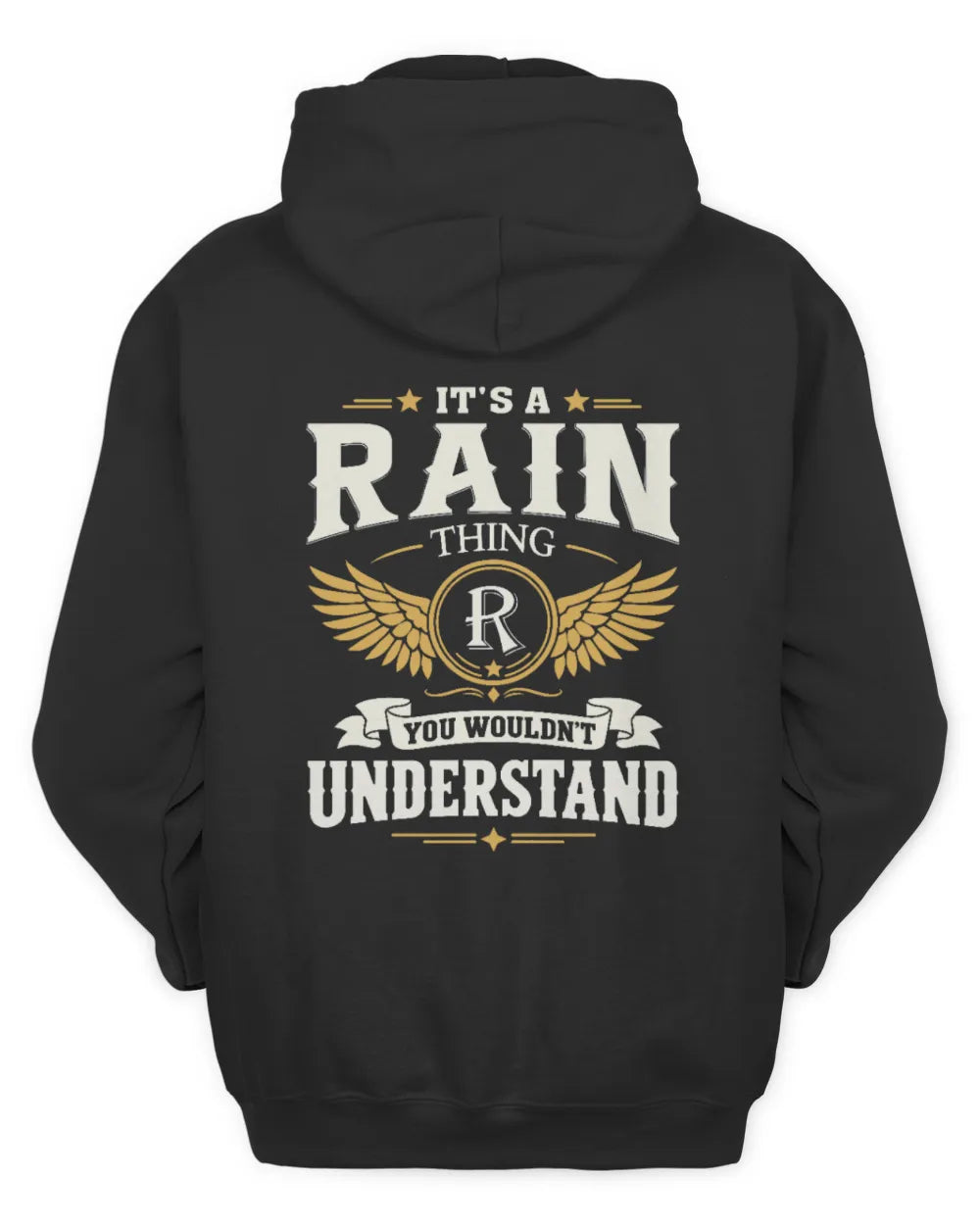 RAIN KT06-M008 It’s a [NAME] Thing – You Wouldn’t Understand | Personalized Vintage T-Shirt - Unisex Hoodie - Black