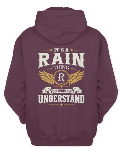 RAIN KT06-M008 It’s a [NAME] Thing – You Wouldn’t Understand | Personalized Vintage T-Shirt - Unisex Hoodie - Maroon
