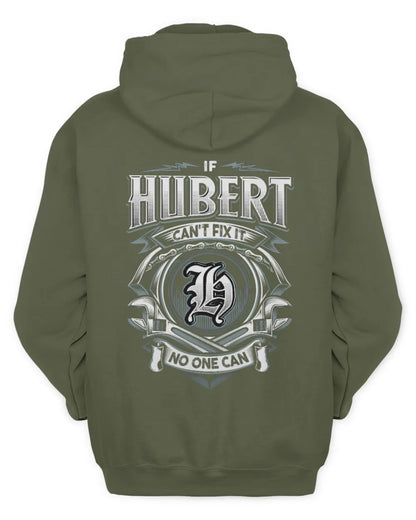 HUBERT AP81-K4-626 - Personalized Ahmed Quote Apparel “If Ahmed Can't Fix It, No One Can” - Unisex Hoodie - Military Green