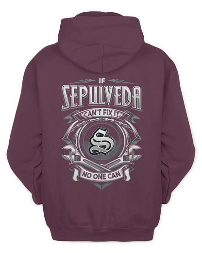SEPULVEDA AP81-K4-626 - Personalized Ahmed Quote Apparel “If Ahmed Can't Fix It, No One Can” - Unisex Hoodie - Maroon