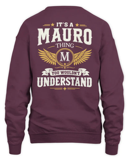 MAURO KT06-M008 It’s a [NAME] Thing – You Wouldn’t Understand | Personalized Vintage T-Shirt - Unisex Sweatshirt - Maroon
