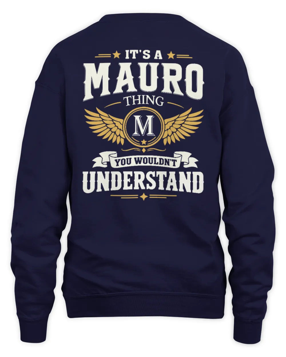 MAURO KT06-M008 It’s a [NAME] Thing – You Wouldn’t Understand | Personalized Vintage T-Shirt - Unisex Sweatshirt - Navy