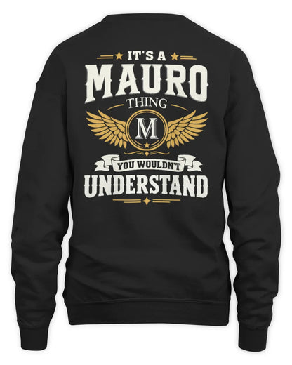 MAURO KT06-M008 It’s a [NAME] Thing – You Wouldn’t Understand | Personalized Vintage T-Shirt - Unisex Sweatshirt - Black