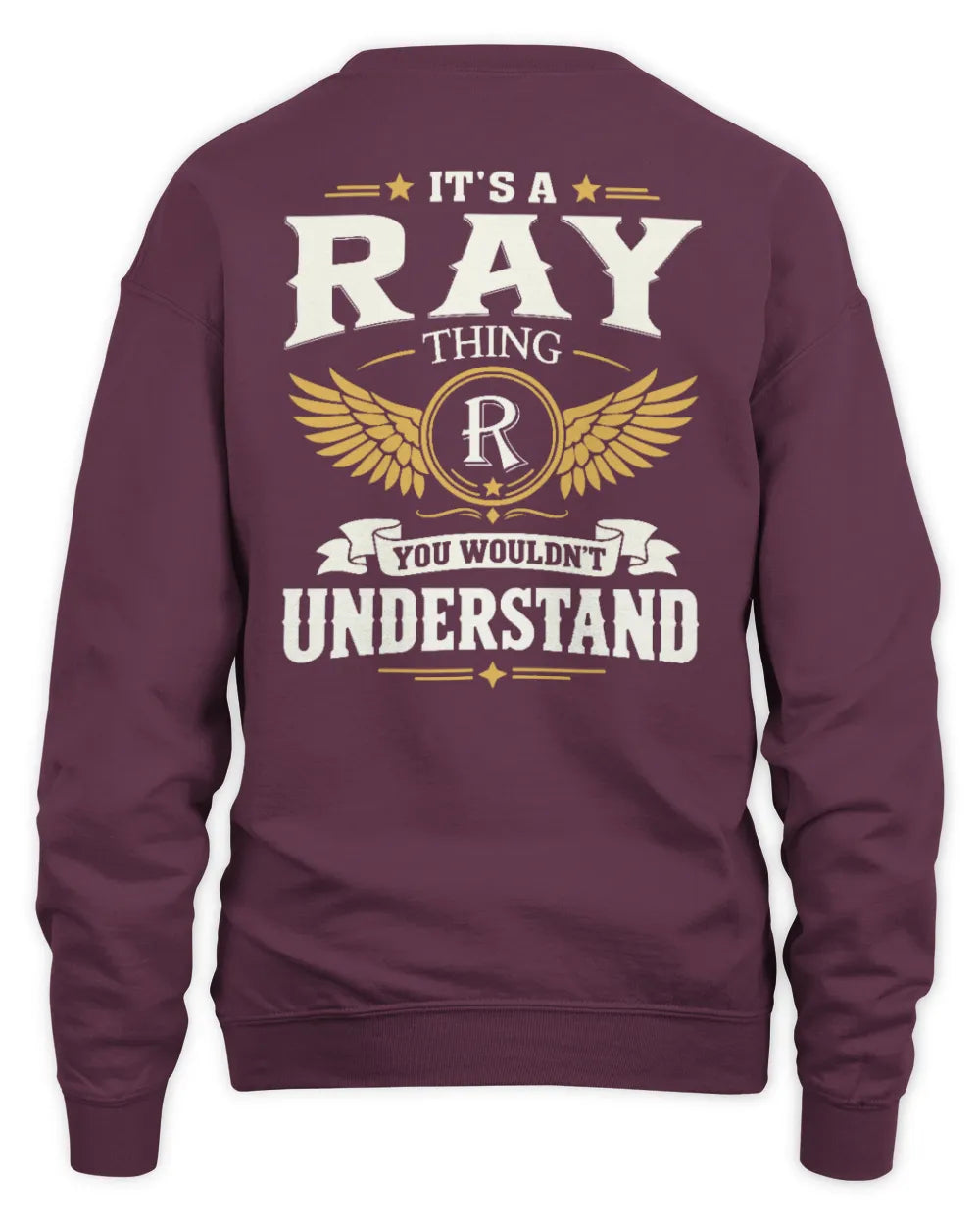 RAY KT06-M008 It’s a [NAME] Thing – You Wouldn’t Understand | Personalized Vintage T-Shirt - Unisex Sweatshirt - Maroon
