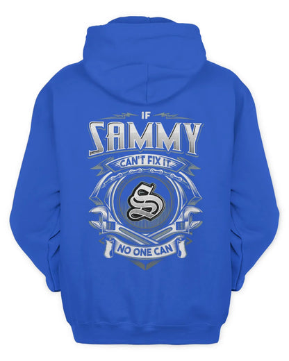 SAMMY AP81-K4-626 - Personalized Ahmed Quote Apparel “If Ahmed Can't Fix It, No One Can” - Unisex Hoodie - Royal