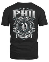 PHII AP81-K4-626 - Personalized Ahmed Quote Apparel “If Ahmed Can't Fix It, No One Can” - Unisex Standard T-Shirt - Black