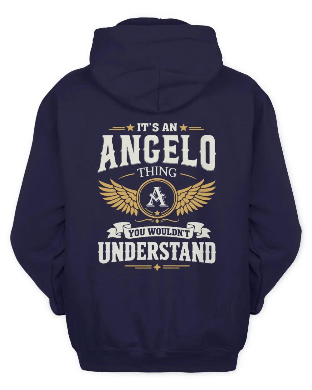 ANGELO KT06-M008 It’s a [NAME] Thing – You Wouldn’t Understand | Personalized Vintage T-Shirt - Unisex Hoodie - Navy