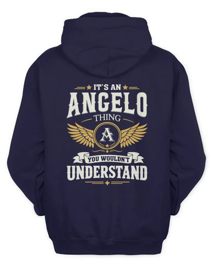 ANGELO KT06-M008 It’s a [NAME] Thing – You Wouldn’t Understand | Personalized Vintage T-Shirt - Unisex Hoodie - Navy