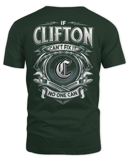 CLIFTON AP81-K4-626 - Personalized Ahmed Quote Apparel “If Ahmed Can't Fix It, No One Can” - Unisex Standard T-Shirt - Forest Green