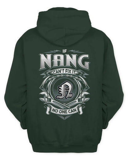 NANG AP81-K4-626 - Personalized Ahmed Quote Apparel “If Ahmed Can't Fix It, No One Can” - Unisex Hoodie - Forest Green