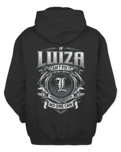 LUIZA AP81-K4-626 - Personalized Ahmed Quote Apparel “If Ahmed Can't Fix It, No One Can” - Unisex Hoodie - Black