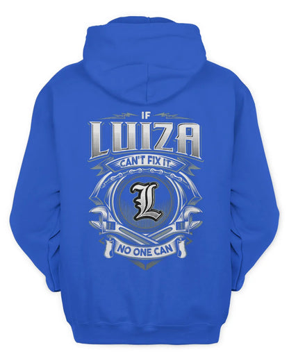 LUIZA AP81-K4-626 - Personalized Ahmed Quote Apparel “If Ahmed Can't Fix It, No One Can” - Unisex Hoodie - Royal