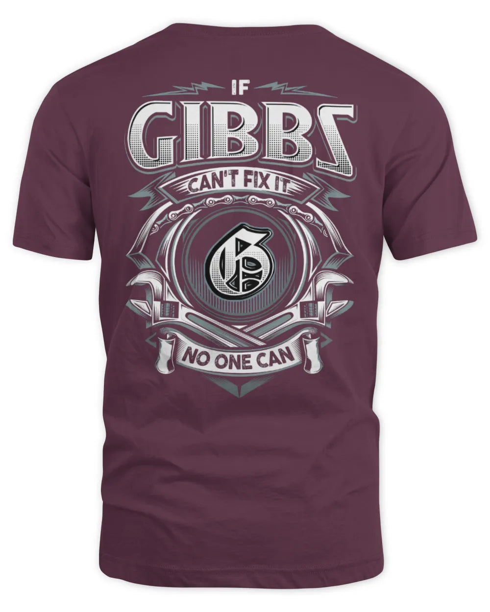 GIBBS AP81-K4-626 - Personalized Ahmed Quote Apparel “If Ahmed Can't Fix It, No One Can” - Unisex Standard T-Shirt - Maroon