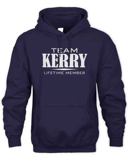 KERRY BL62-K4-128 - Personalized “Team NAME Lifetime Member” - Unisex Hoodie - Navy