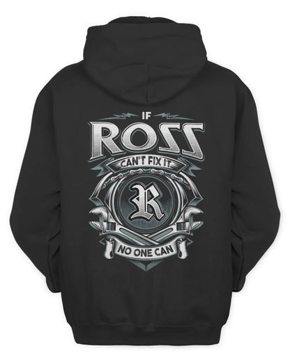 ROSS AP81-K4-626 - Personalized Ahmed Quote Apparel “If Ahmed Can't Fix It, No One Can” - Unisex Hoodie - Black