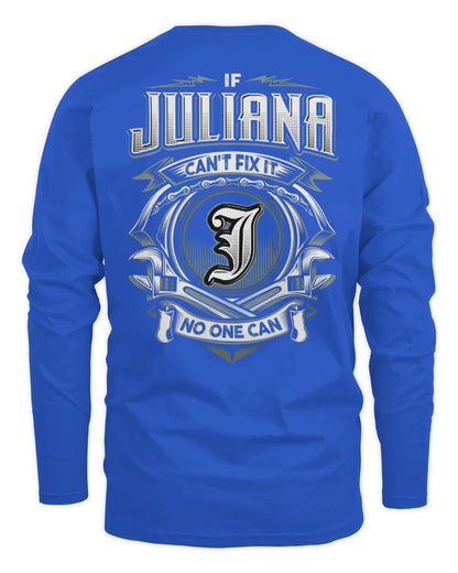 JULIANA AP81-K4-626 - Personalized Ahmed Quote Apparel “If Ahmed Can't Fix It, No One Can” - Men's Long Sleeved T-Shirt - Royal