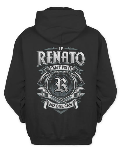 RENATO AP81-K4-626 - Personalized Ahmed Quote Apparel “If Ahmed Can't Fix It, No One Can” - Unisex Hoodie - Black