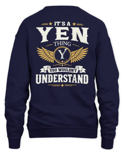 YEN KT06-M008 It’s a [NAME] Thing – You Wouldn’t Understand | Personalized Vintage T-Shirt - Unisex Sweatshirt - Navy