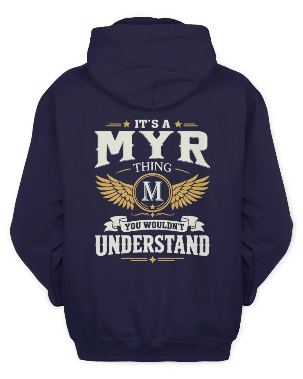 MYR KT06-M008 It’s a [NAME] Thing – You Wouldn’t Understand | Personalized Vintage T-Shirt - Unisex Hoodie - Navy