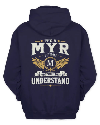 MYR KT06-M008 It’s a [NAME] Thing – You Wouldn’t Understand | Personalized Vintage T-Shirt - Unisex Hoodie - Navy
