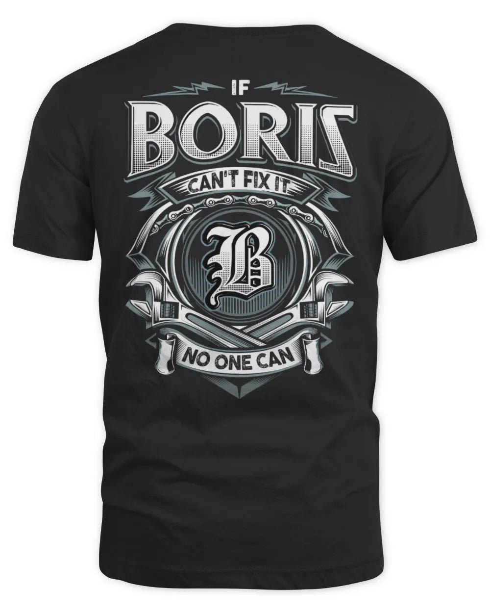 BORIS AP81-K4-626 - Personalized Ahmed Quote Apparel “If Ahmed Can't Fix It, No One Can”