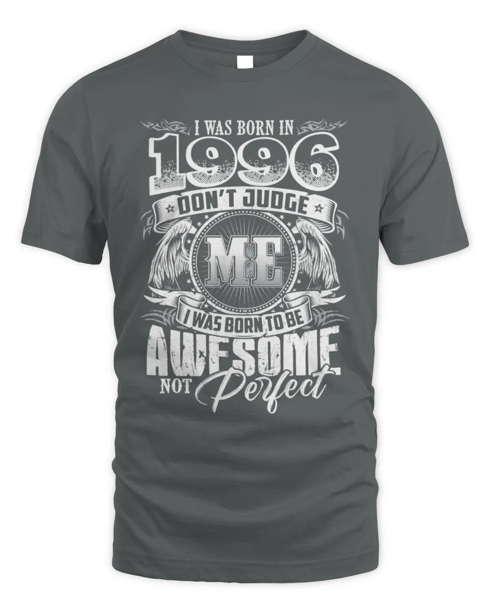 1996 HH89-K2 – Awesome Birth Year Quote T-Shirt - Unisex Standard T-Shirt - Charcoal