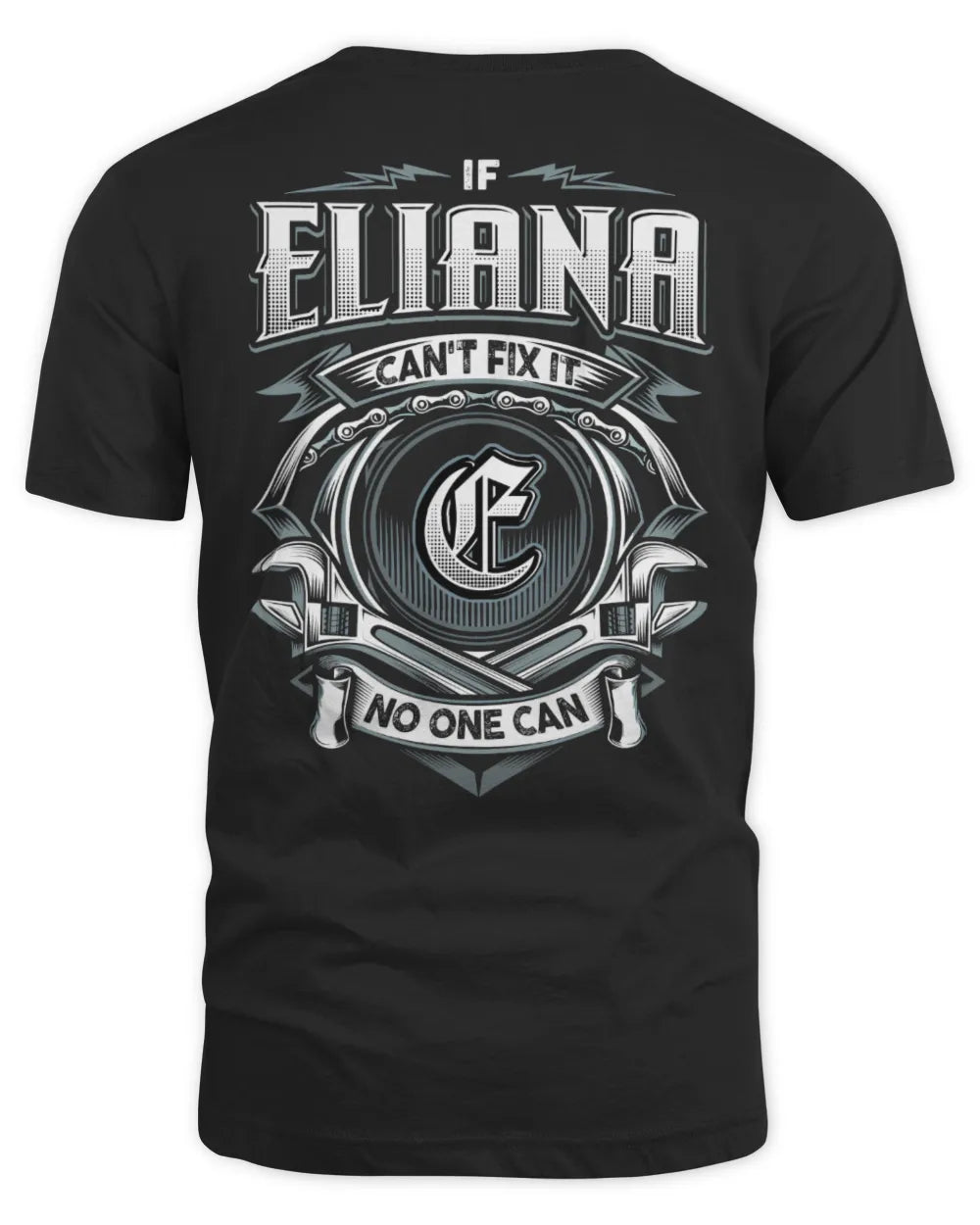 ELIANA AP81-K4-626 - Personalized Ahmed Quote Apparel “If Ahmed Can't Fix It, No One Can” - Unisex Standard T-Shirt - Black