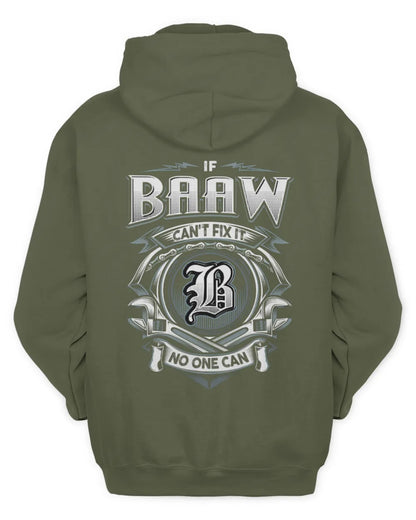 BAAW AP81-K4-626 - Personalized Ahmed Quote Apparel “If Ahmed Can't Fix It, No One Can” - Unisex Hoodie - Military Green