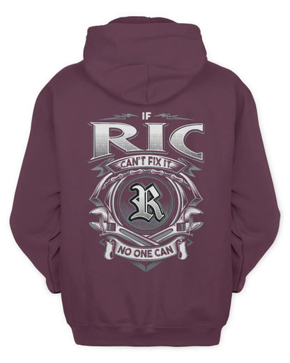 RIC AP81-K4-626 - Personalized Ahmed Quote Apparel “If Ahmed Can't Fix It, No One Can” - Unisex Hoodie - Maroon