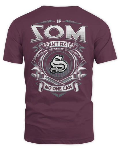 SOM AP81-K4-626 - Personalized Ahmed Quote Apparel “If Ahmed Can't Fix It, No One Can” - Unisex Standard T-Shirt - Maroon