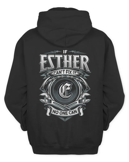 ESTHER AP81-K4-626 - Personalized Ahmed Quote Apparel “If Ahmed Can't Fix It, No One Can” - Unisex Hoodie - Black