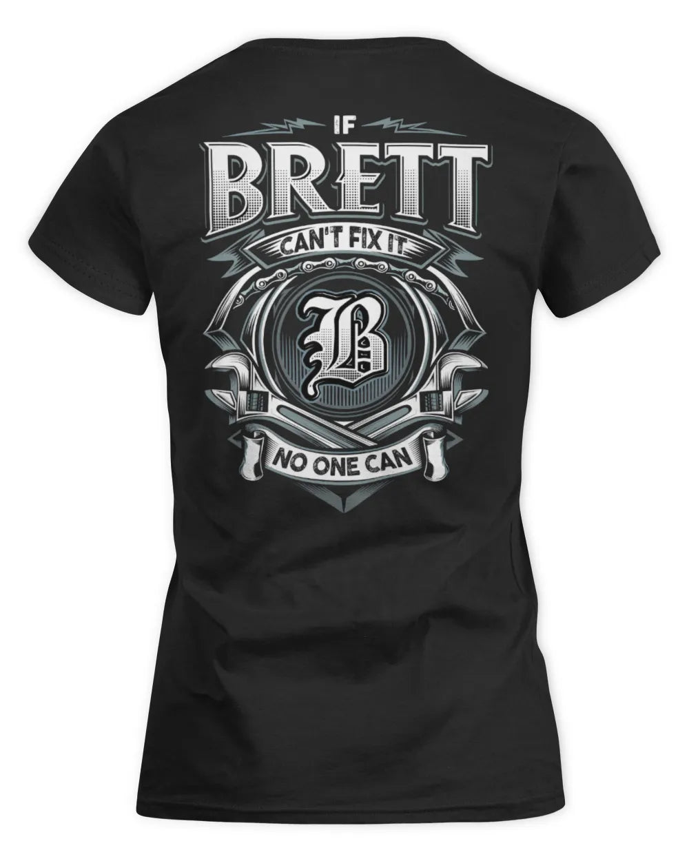 BRETT AP81-K4-626 - Personalized Ahmed Quote Apparel “If Ahmed Can't Fix It, No One Can” - Women's Standard T-Shirt - Black