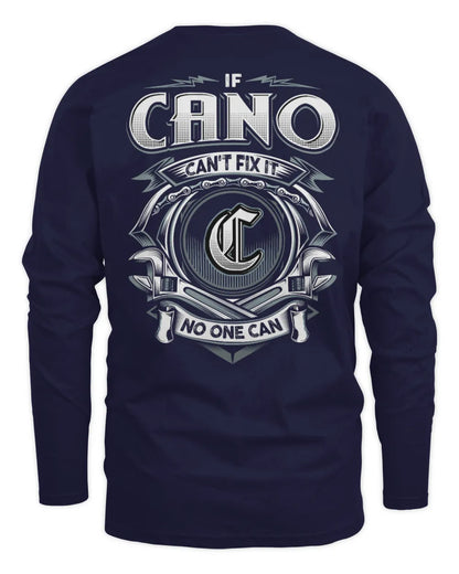 CANO AP81-K4-626 - Personalized Ahmed Quote Apparel “If Ahmed Can't Fix It, No One Can” - Men's Long Sleeved T-Shirt - Navy