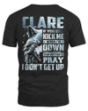 CLARE AP62-K4-666 - Personalized Fierce Wolf Quote Apparel “If You Kick Me When I’m Down, You Better Pray I Don’t Get Up”