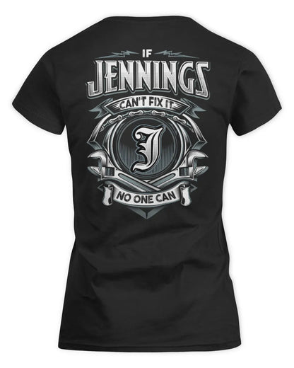JENNINGS AP81-K4-626 - Personalized Ahmed Quote Apparel “If Ahmed Can't Fix It, No One Can” - Women's Standard T-Shirt - Black
