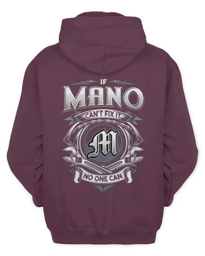 MANO AP81-K4-626 - Personalized Ahmed Quote Apparel “If Ahmed Can't Fix It, No One Can” - Unisex Hoodie - Maroon
