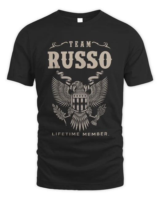 RUSSO TP06-K82 – Personalized Classic Style Apparel “Team NAME Lifetime Member”