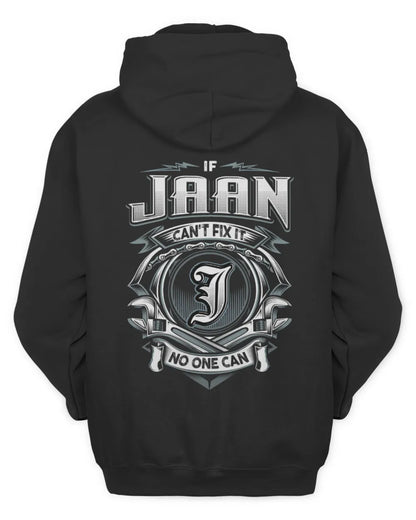 JAAN AP81-K4-626 - Personalized Ahmed Quote Apparel “If Ahmed Can't Fix It, No One Can” - Unisex Hoodie - Black