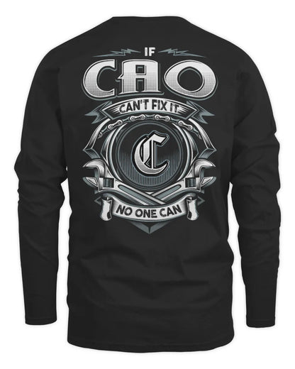 CAO AP81-K4-626 - Personalized Ahmed Quote Apparel “If Ahmed Can't Fix It, No One Can” - Men's Long Sleeved T-Shirt - Black