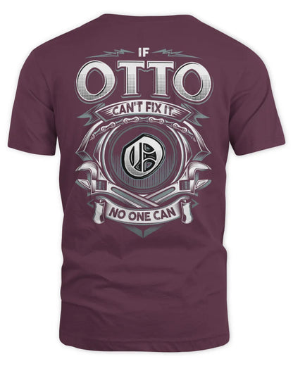 OTTO AP81-K4-626 - Personalized Ahmed Quote Apparel “If Ahmed Can't Fix It, No One Can” - Unisex Standard T-Shirt - Maroon