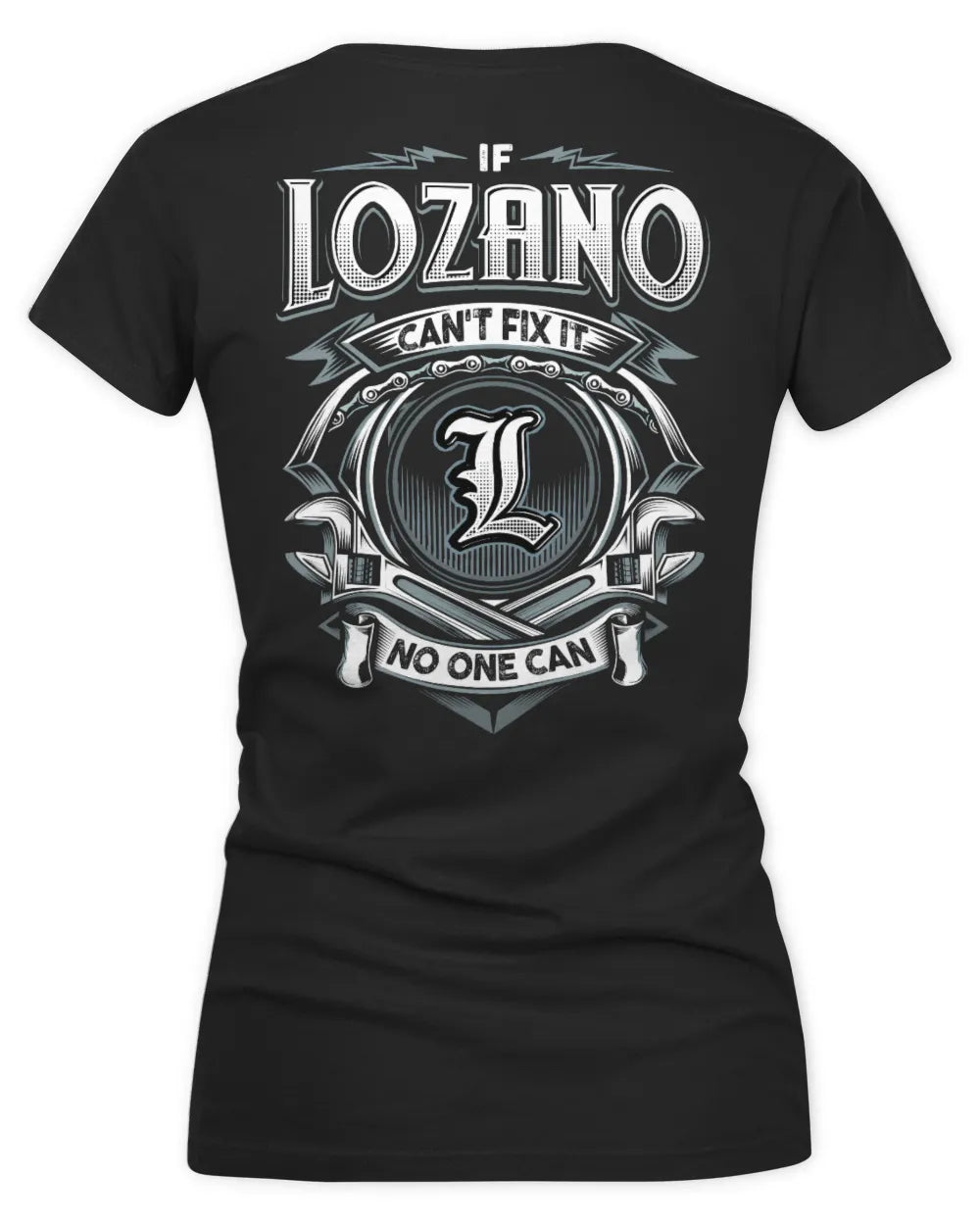 LOZANO AP81-K4-626 - Personalized Ahmed Quote Apparel “If Ahmed Can't Fix It, No One Can” - Women's V-Neck T-Shirt - Black