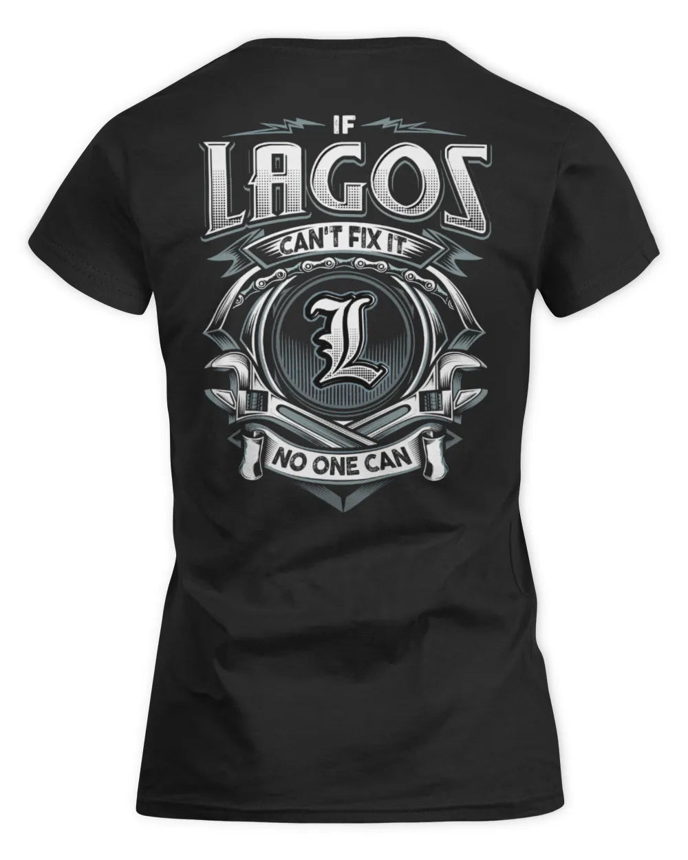 LAGOS AP81-K4-626 - Personalized Ahmed Quote Apparel “If Ahmed Can't Fix It, No One Can” - Women's Standard T-Shirt - Black