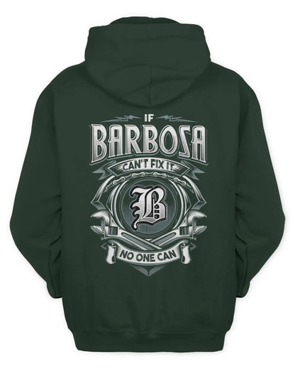 BARBOSA AP81-K4-626 - Personalized Ahmed Quote Apparel “If Ahmed Can't Fix It, No One Can” - Unisex Hoodie - Forest Green